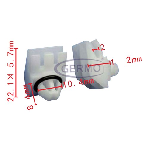 Befestigungs clip - 5, x